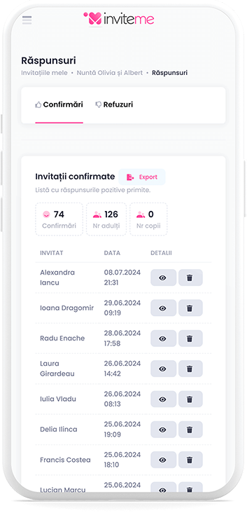 InviteMe.pt - Confirmação