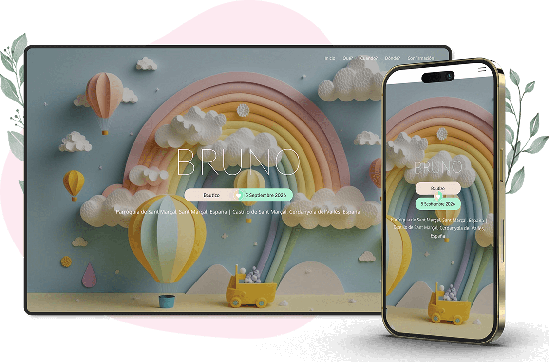 Modelo de convite online de Batizado: Destiny