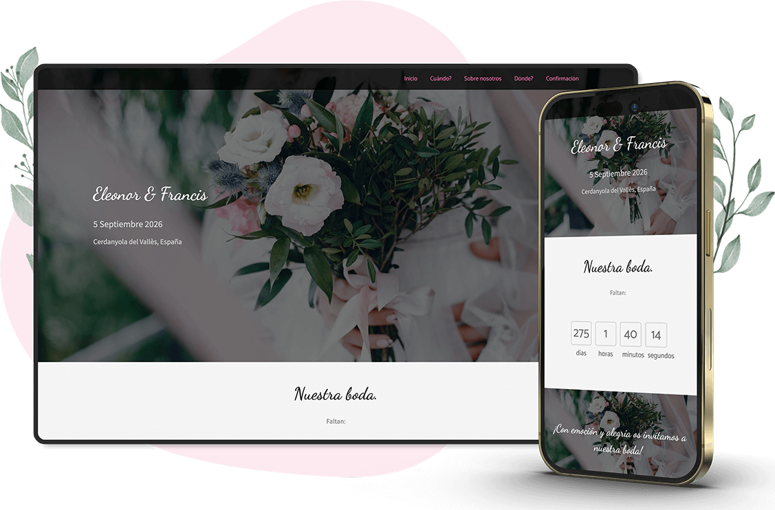 Modelo de convite online de Casamento: Best friends forever